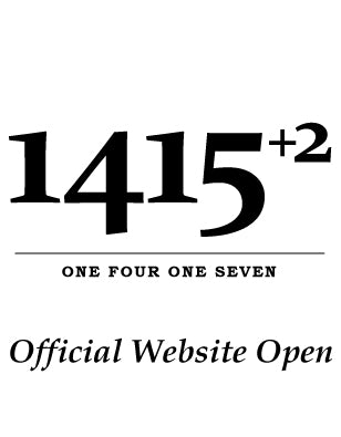 【1415+2 (ONE FOUR ONE SEVEN)】 公式ウェブサイト開設のお知らせ